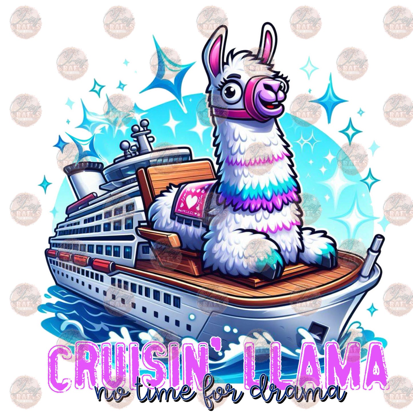 Cruisin' Llama No Time For Drama Transfer
