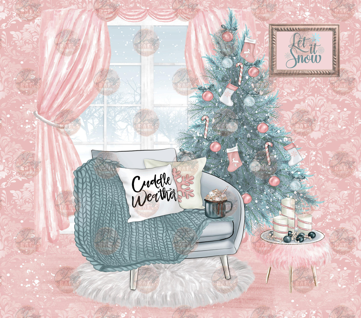 Cuddle Weather Tumbler Wrap