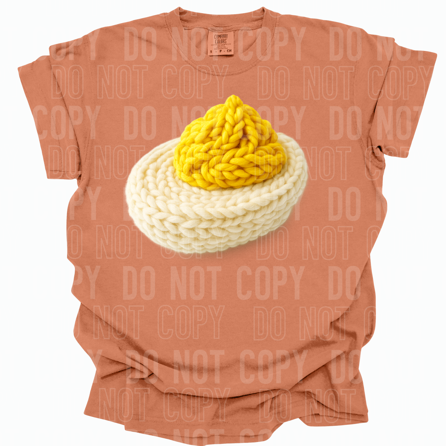 DEVILED EGG FAUX YARN TRANSFER