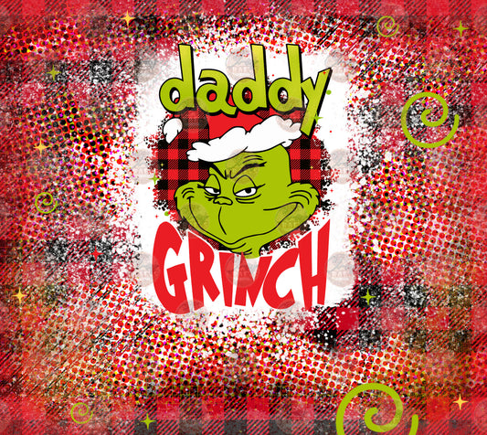 Daddy Grump Tumbler Wrap - Sublimation Transfer