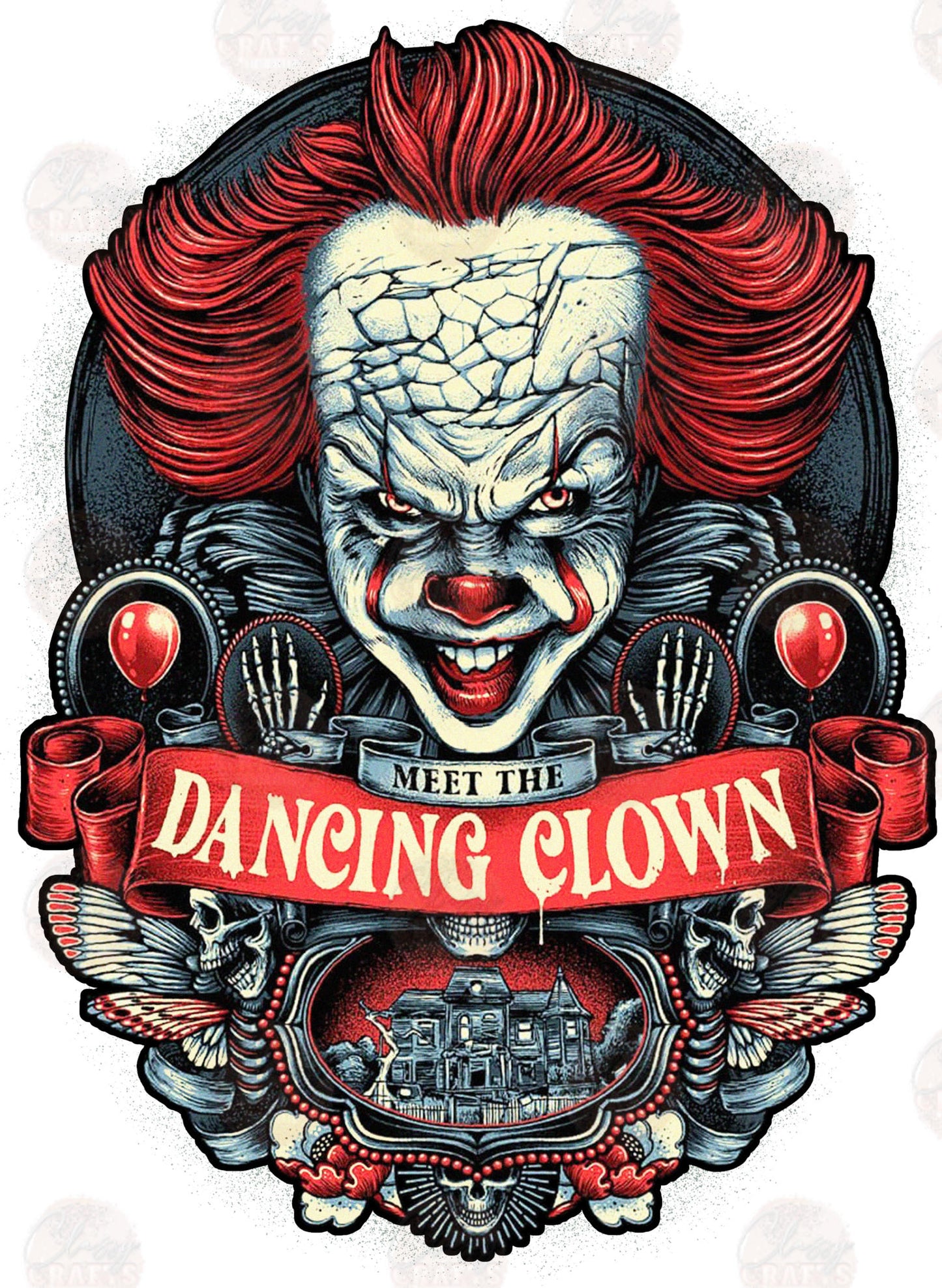 Dancing Clown Transfer