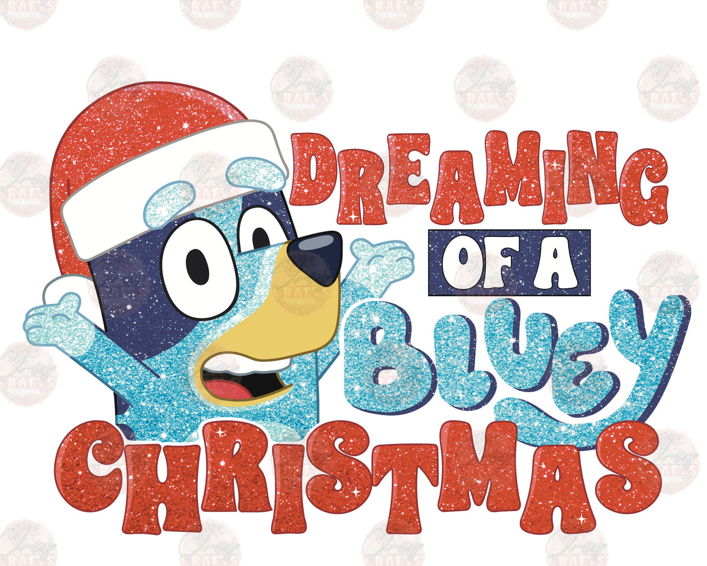 Dreaming Of A Blue Christmas Transfer