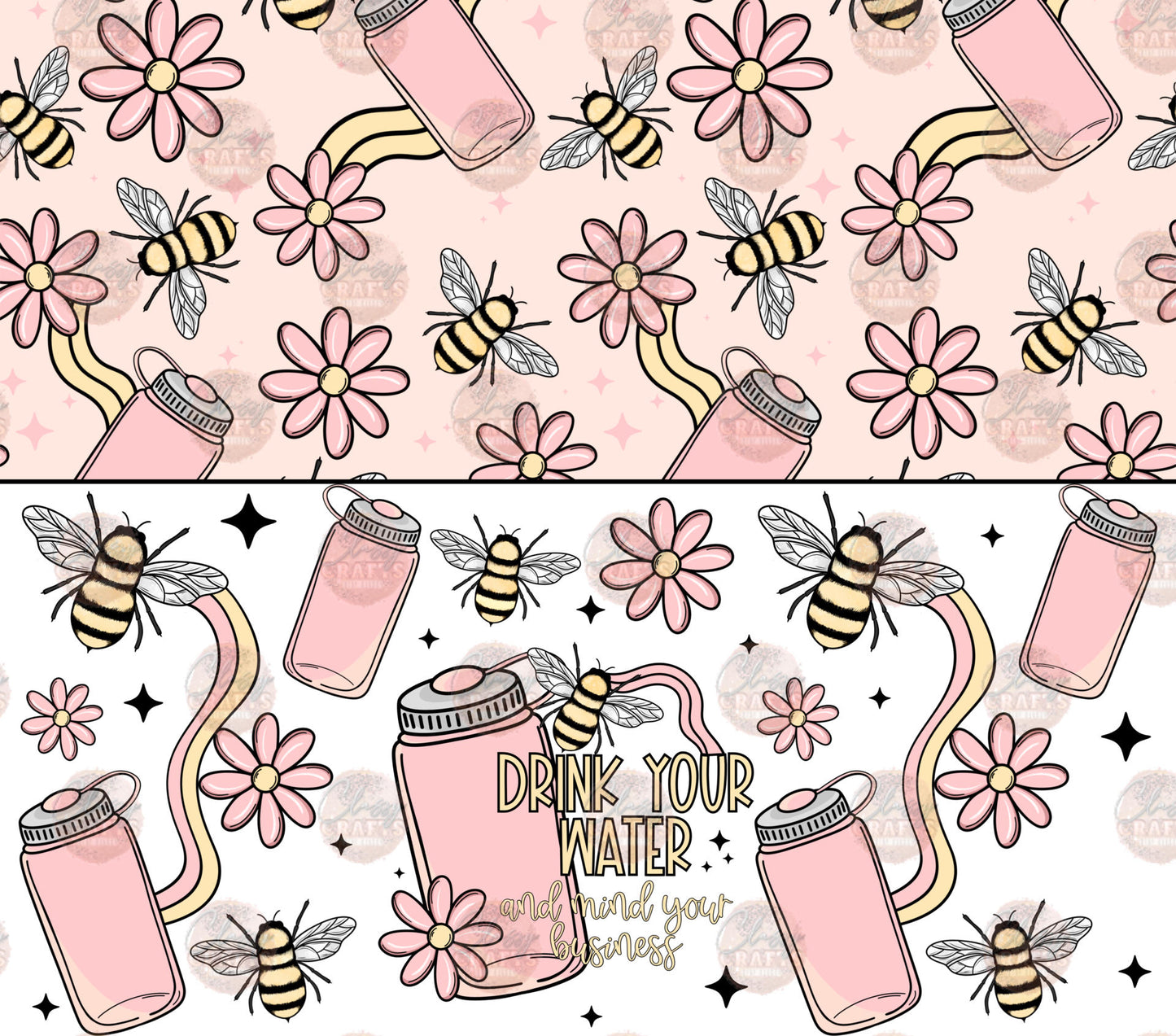 Drink Your Water Tumbler Wrap