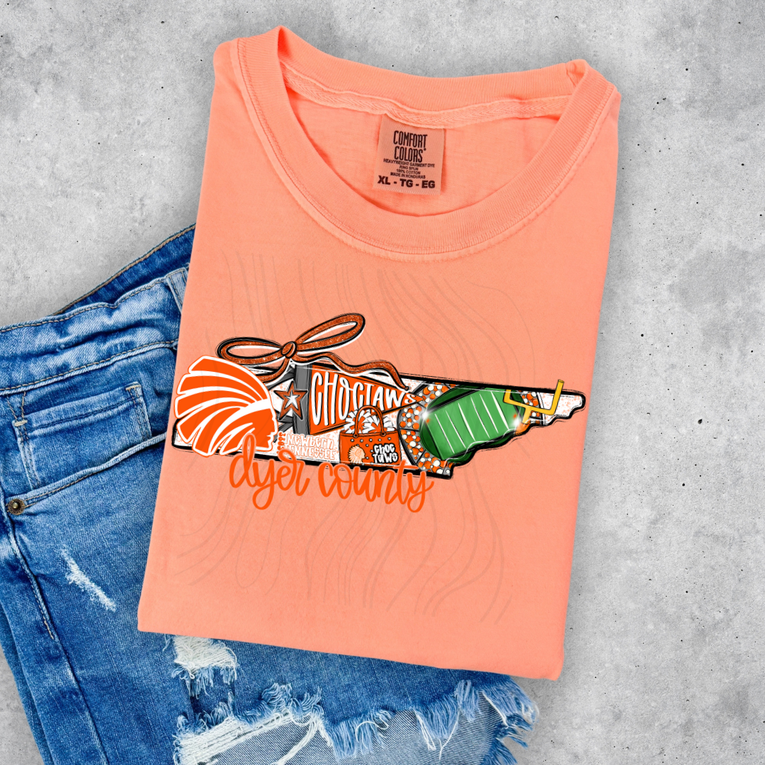 Dyer County Choctaws Game Day Coquette Transfer