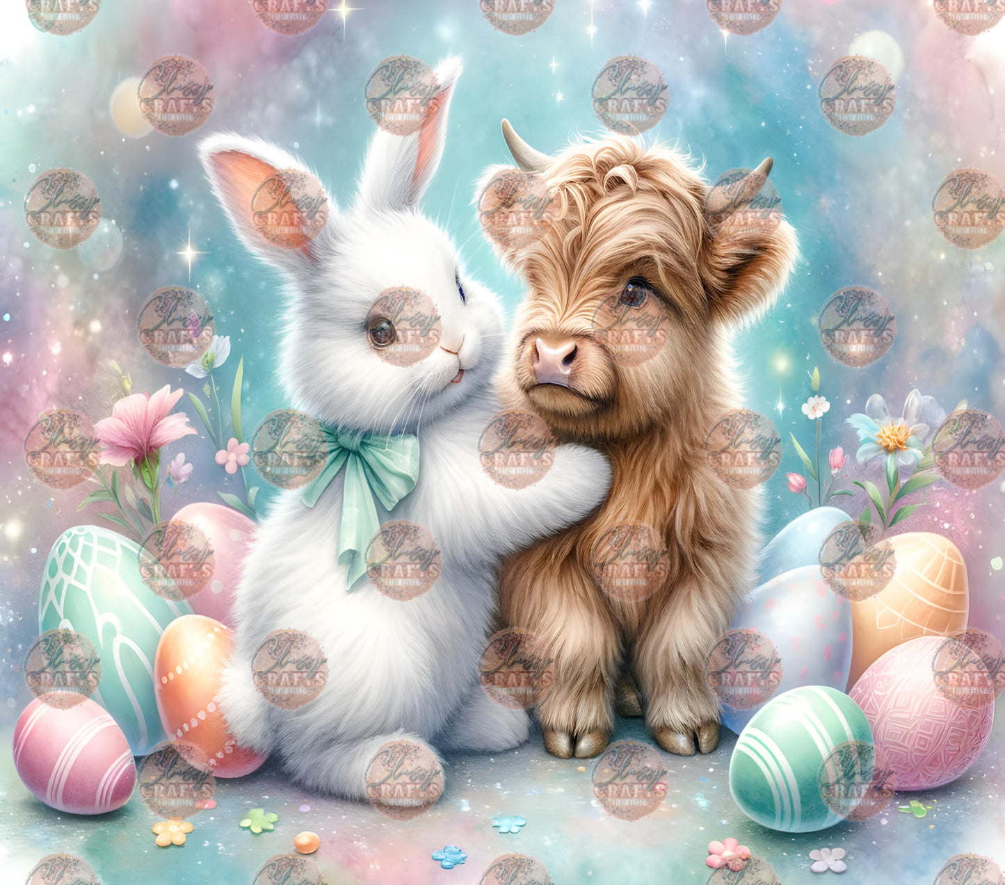 Easter Highland Tumbler Wrap