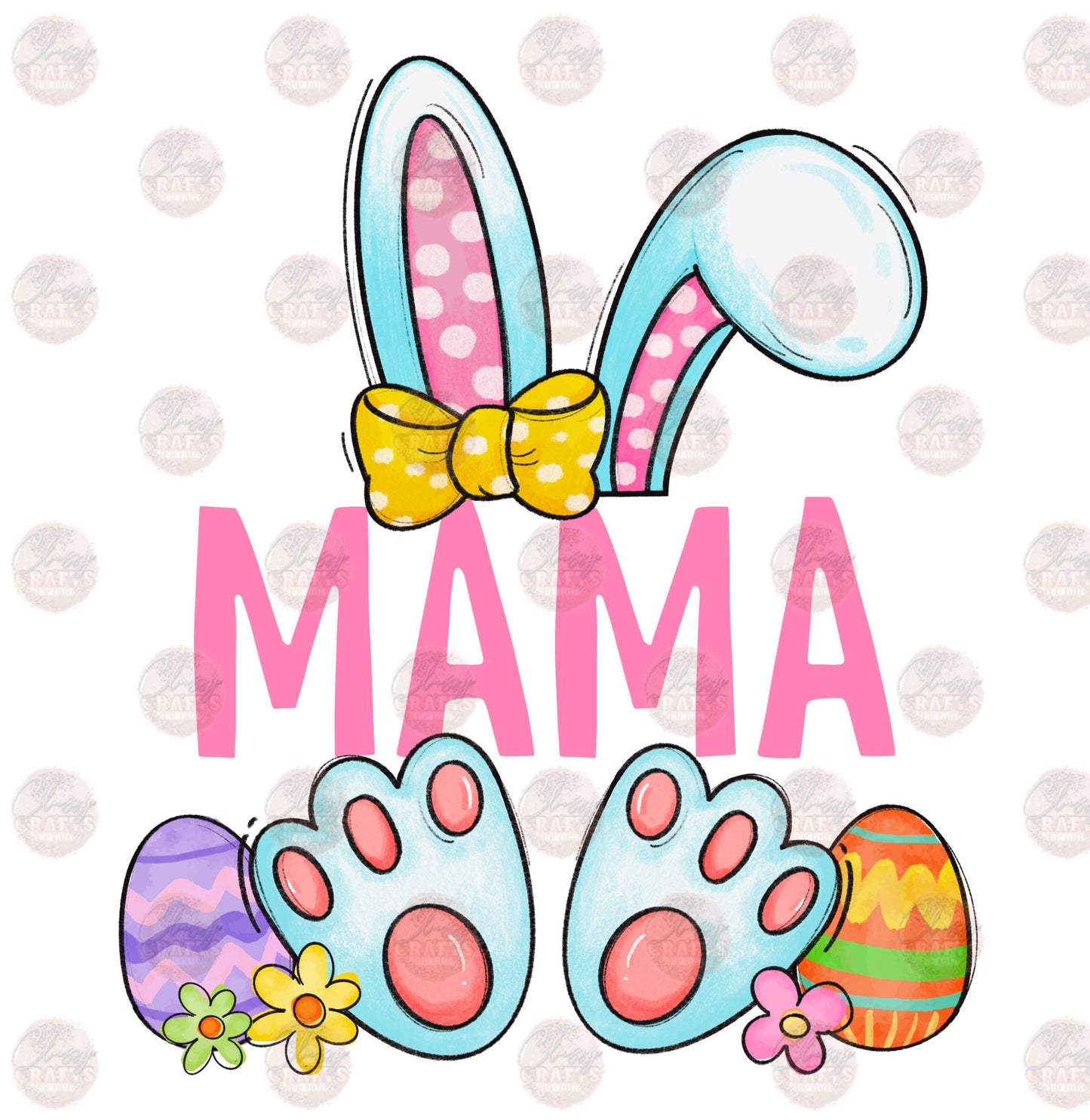 Easter Family Bunny Transfer