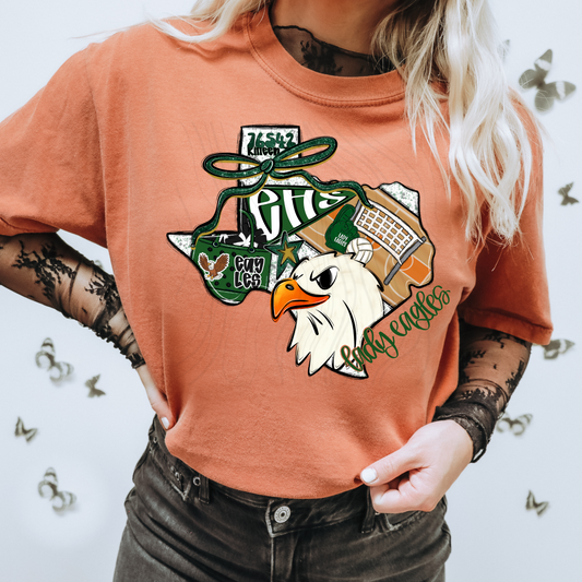 Ellison High School Lady Eagles Game Day Coquette Transfer