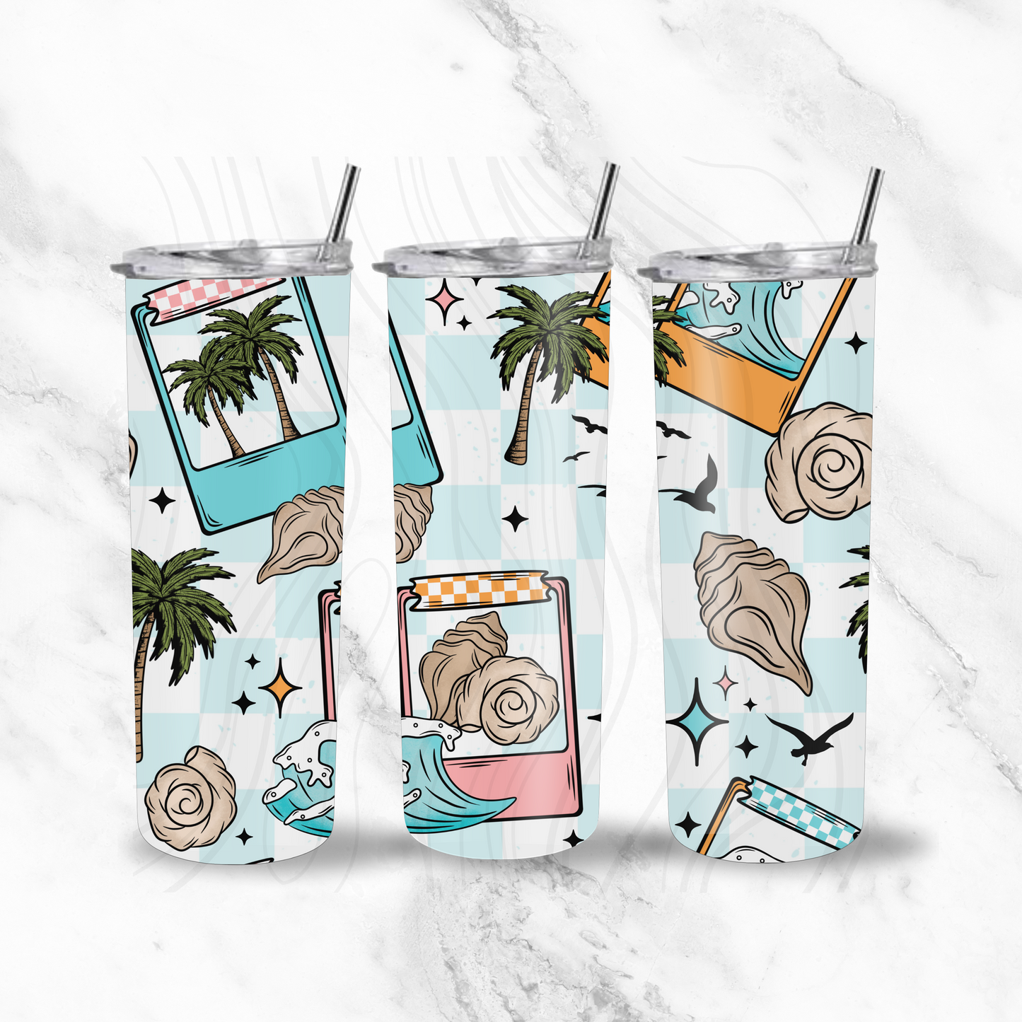 Endless Summer Cards Seamless Transfer