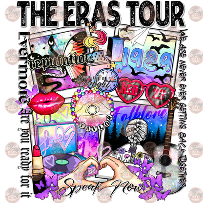 Eras Collage ** THREE PART* SOLD SEPARATELY** Transfer