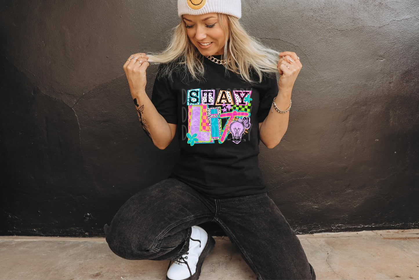 Stay Lit Neon Transfer