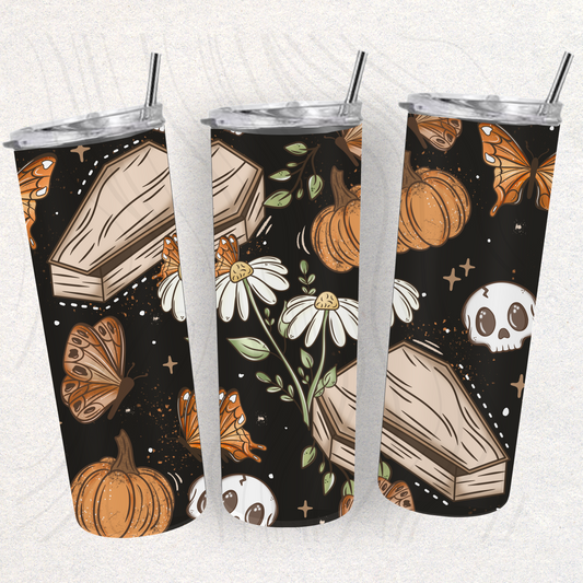 Fall Coffin Seamless Transfer