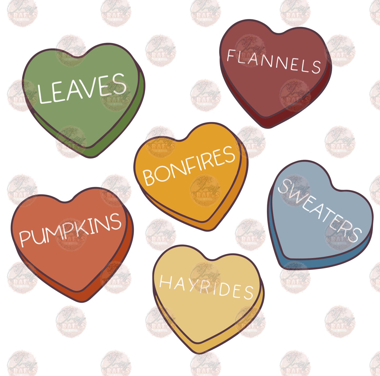 Fall Hearts Transfer