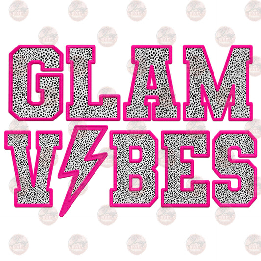 Faux Embroidery Glam Vibes - Sublimation Transfer