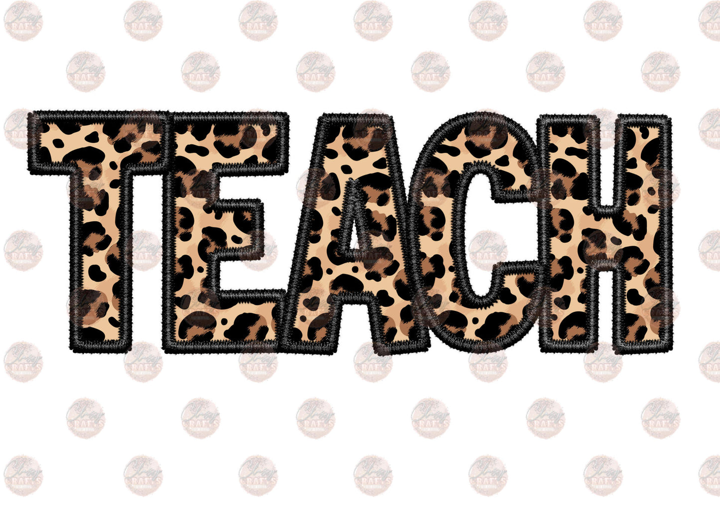 Faux Embroidery Teach Transfer
