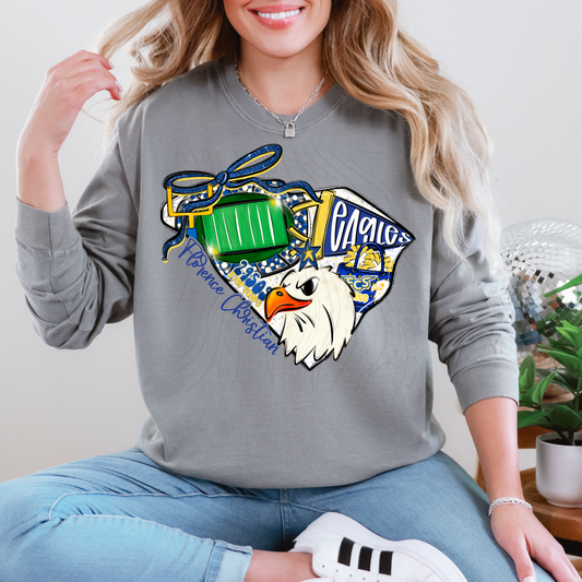 Florence Christian Eagles Game Day Coquette Transfer