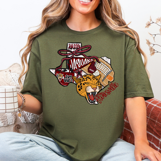 Floresville Jaguars Game Day Coquette Transfer