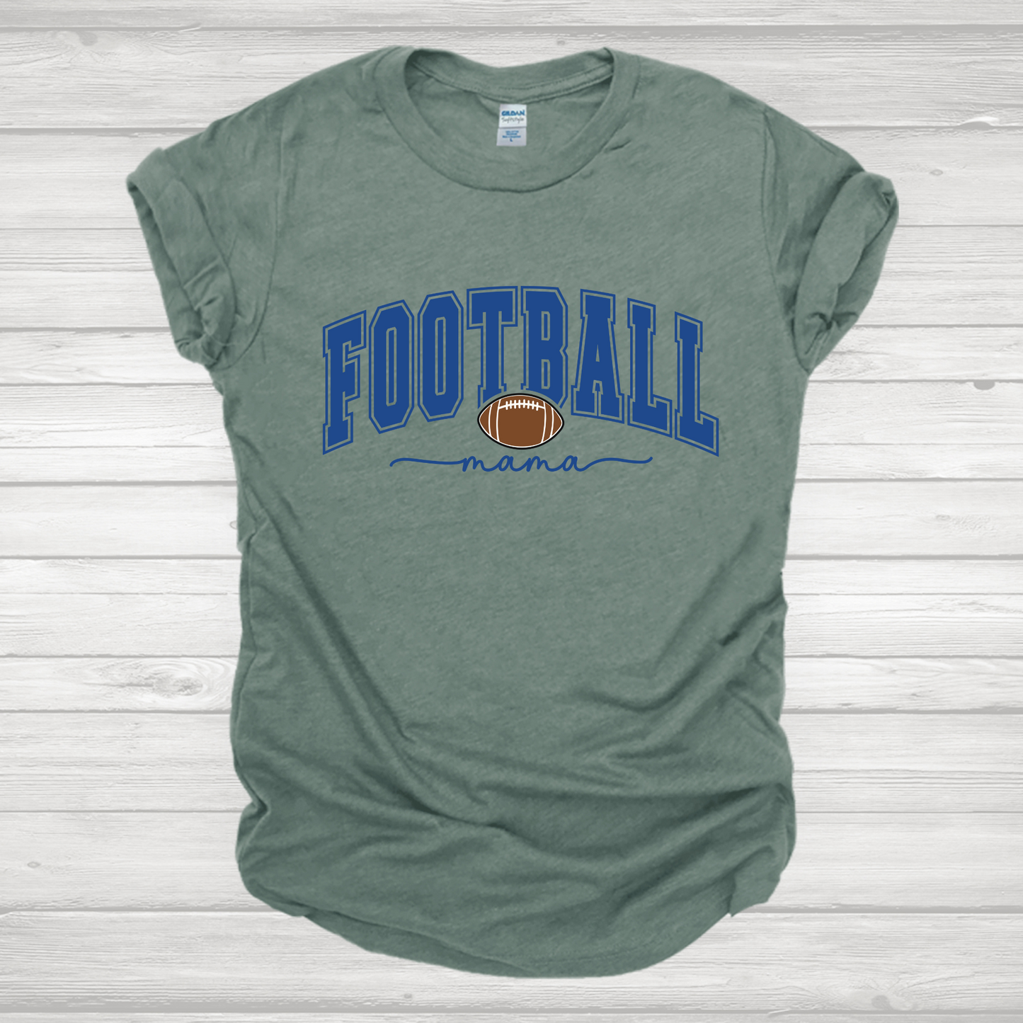 Football Mama Blue Transfer