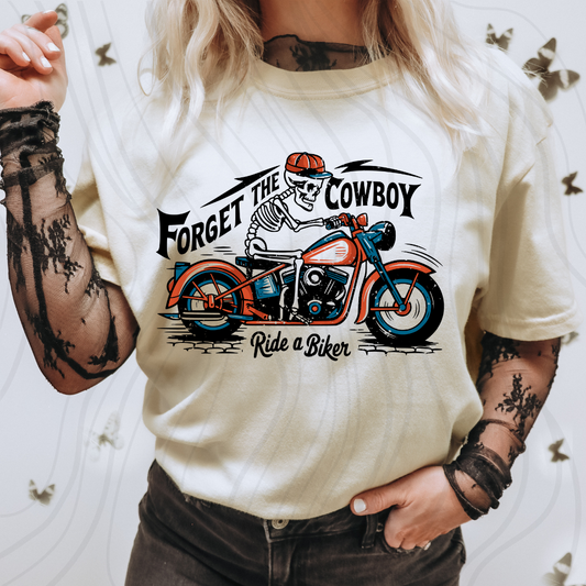 Forget The Cowboy Ride A Biker Transfer