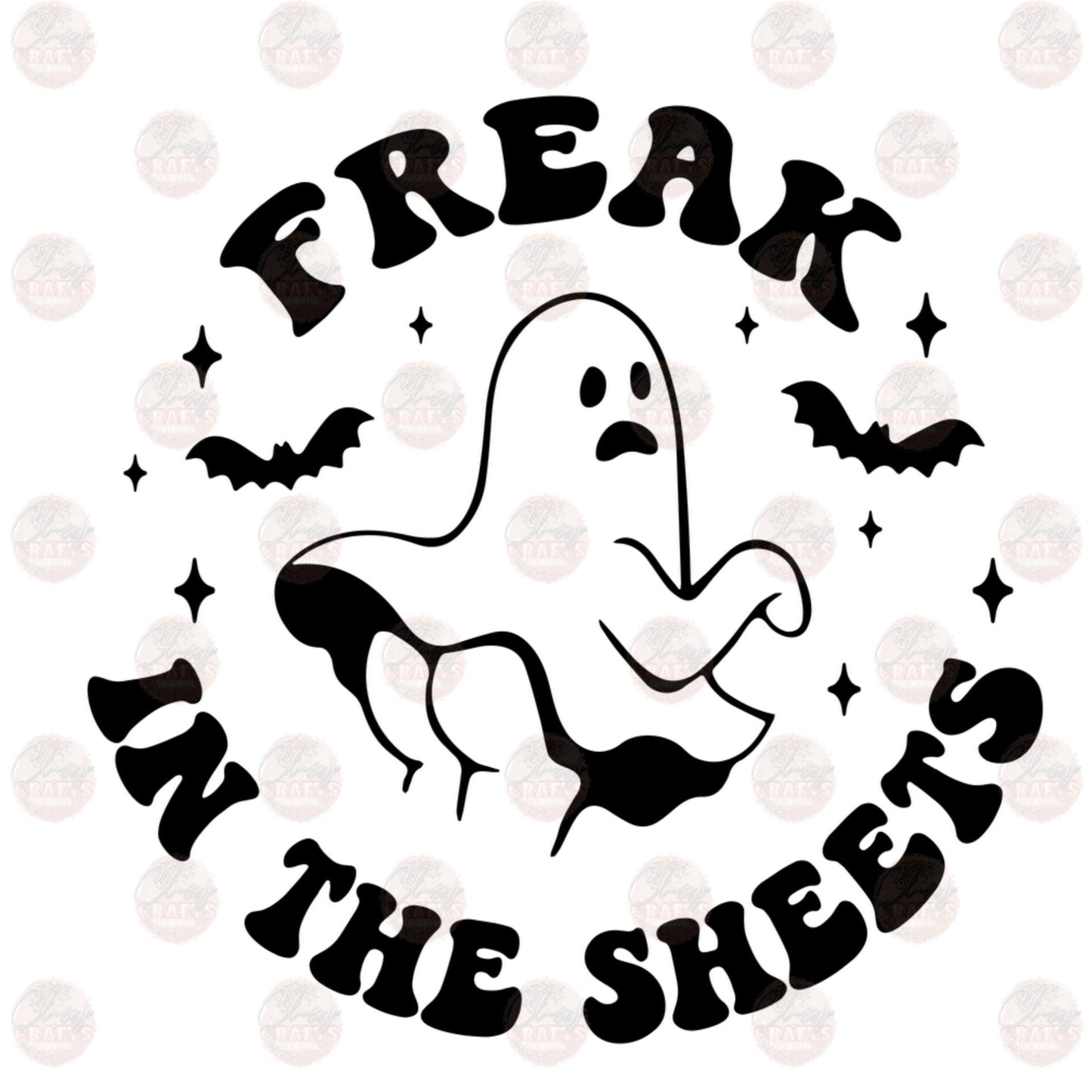Freak In The Sheets Black Transfer