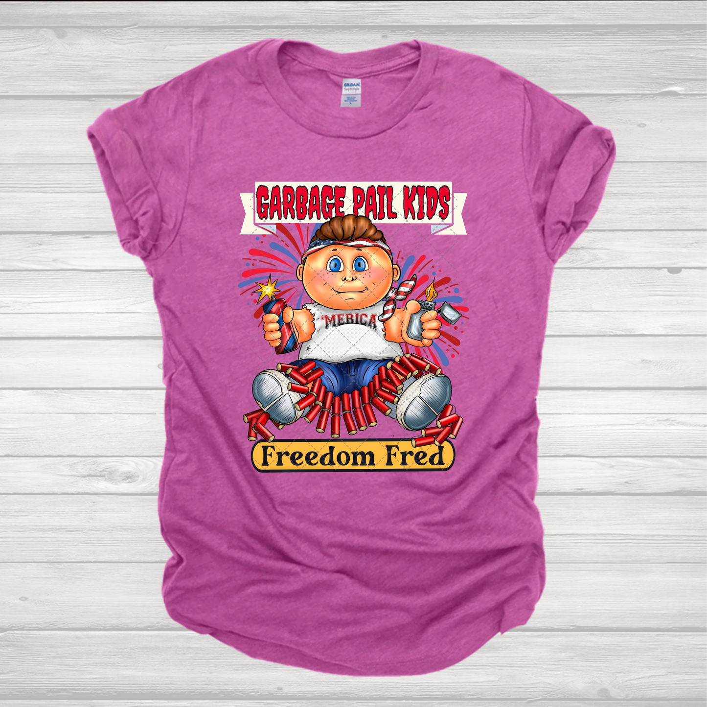 Freedom Kid with Firecracker **TWO PART* SOLD SEPARATELY** Transfer