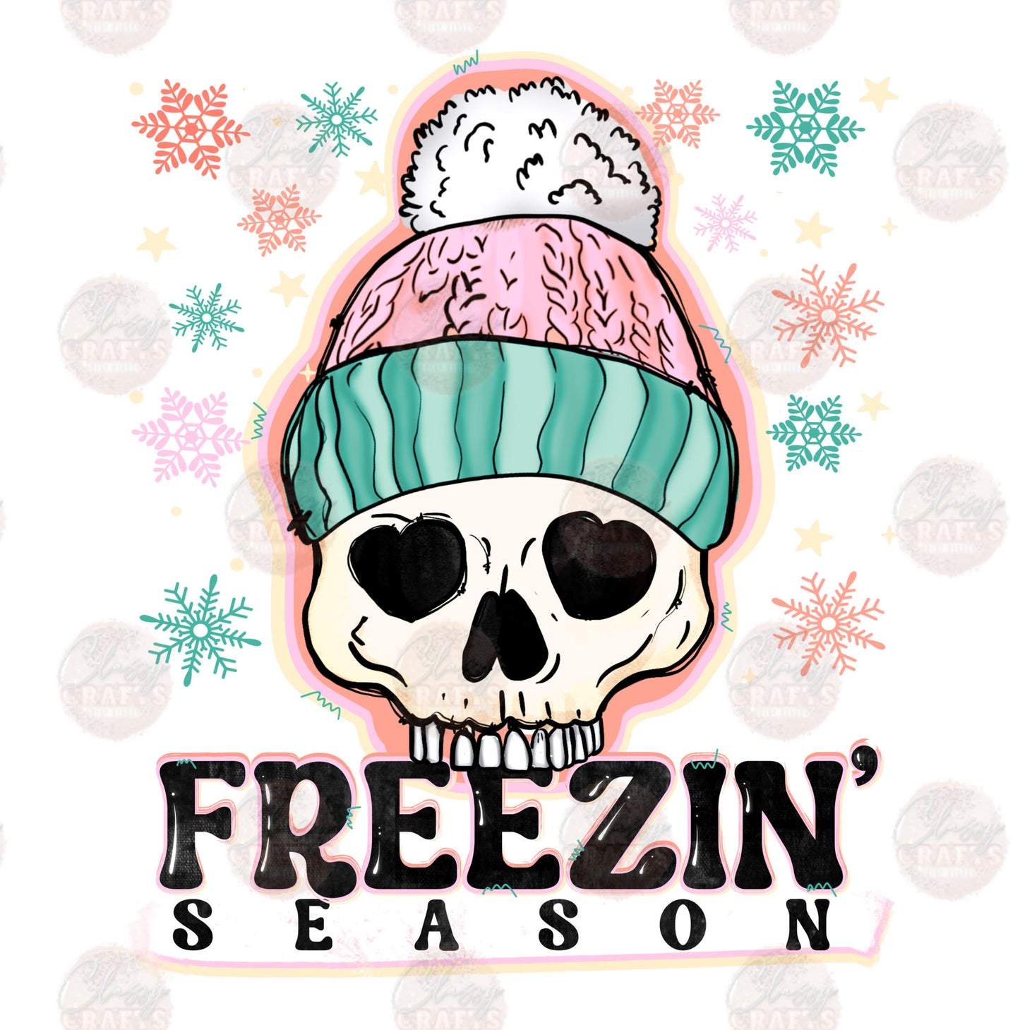 Freezin' Skellie Transfer