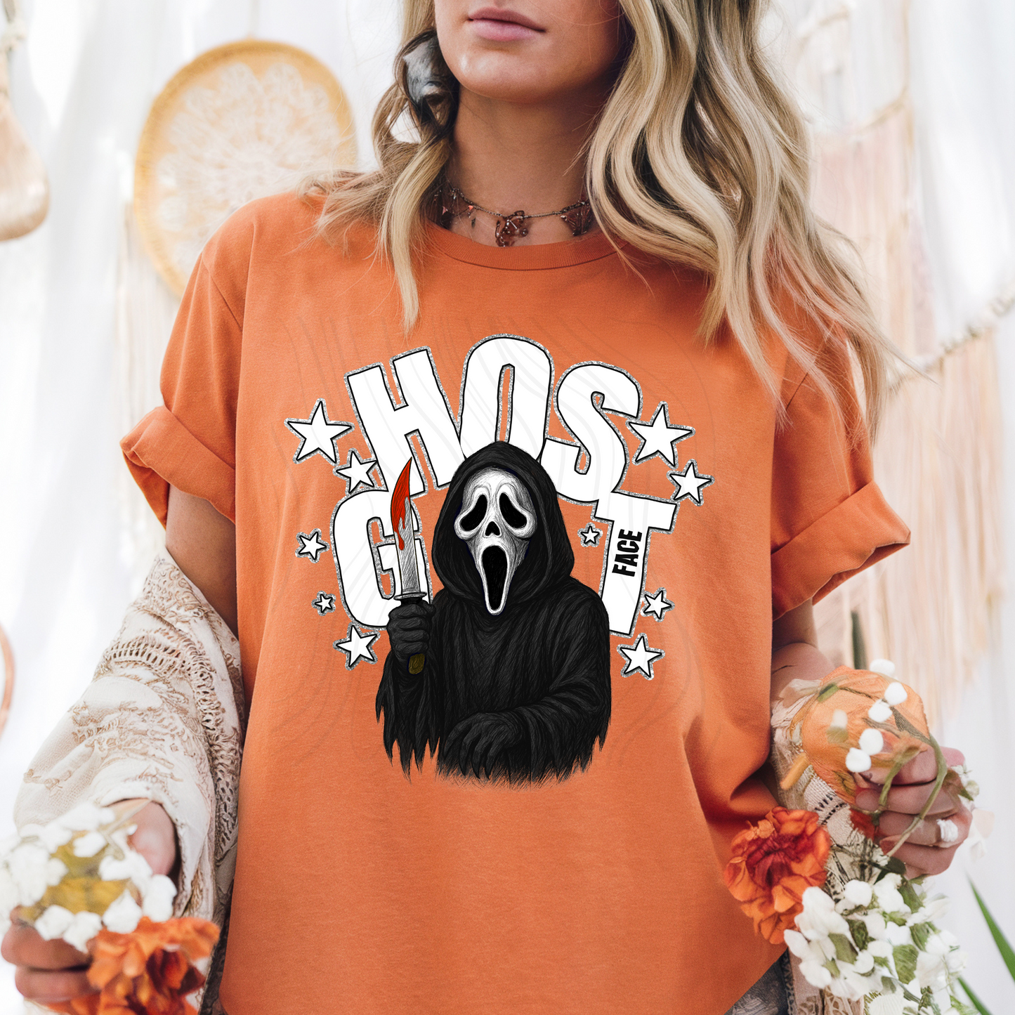 GHOST FACE DISTRESSED Transfer