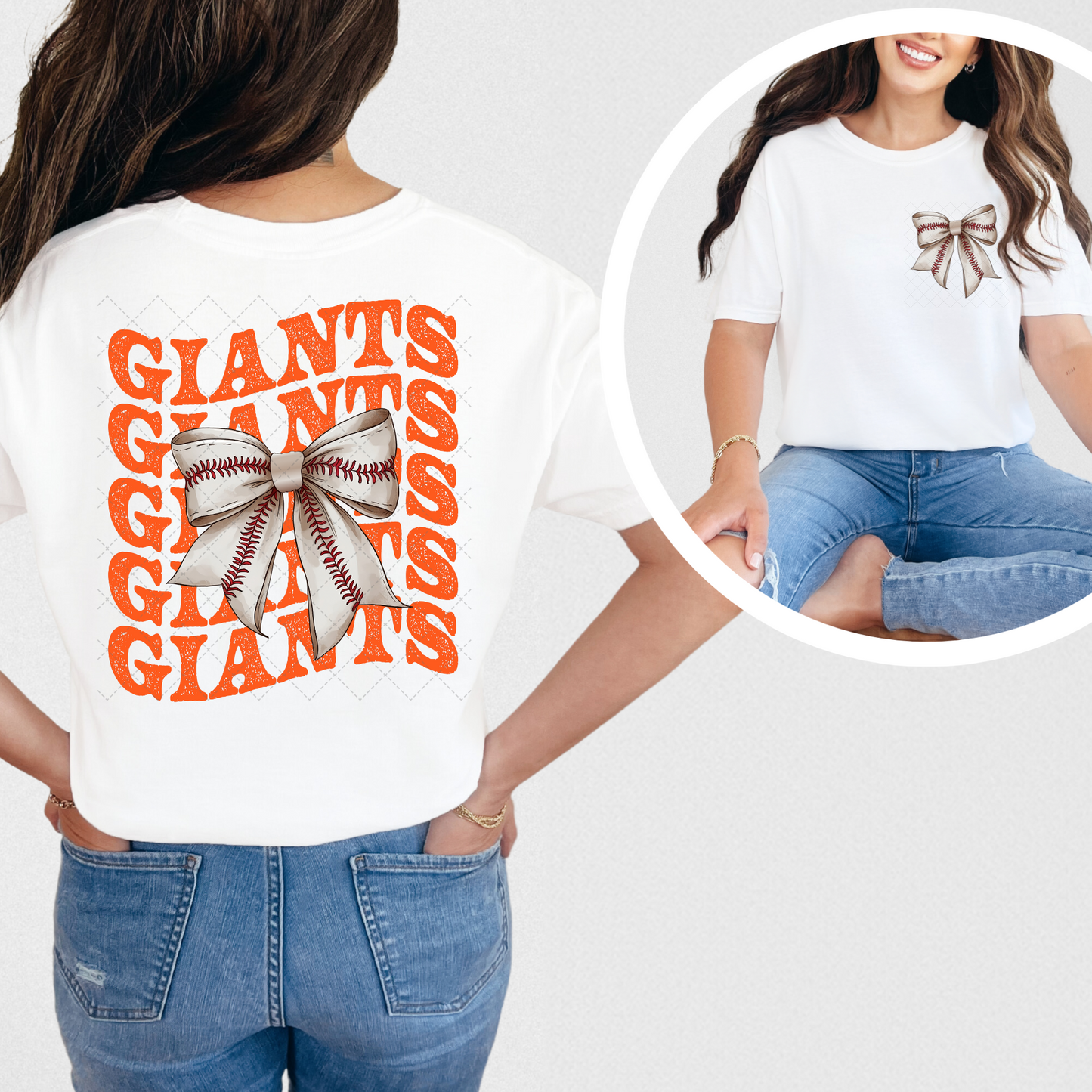 Giants Coquette Transfer ** TWO PART* SOLD SEPARATELY**