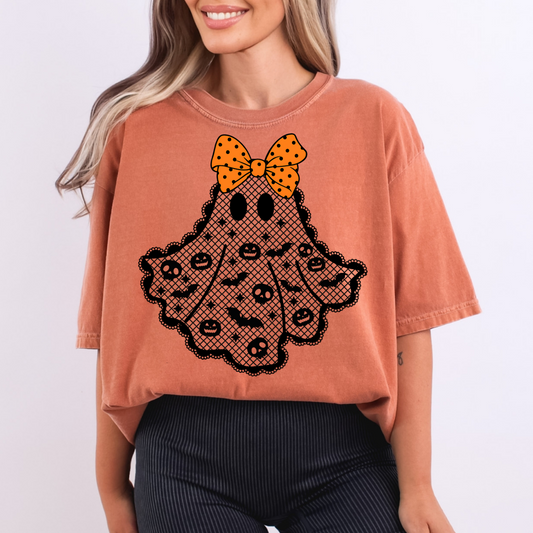 Ghost Lace Orange Transfer