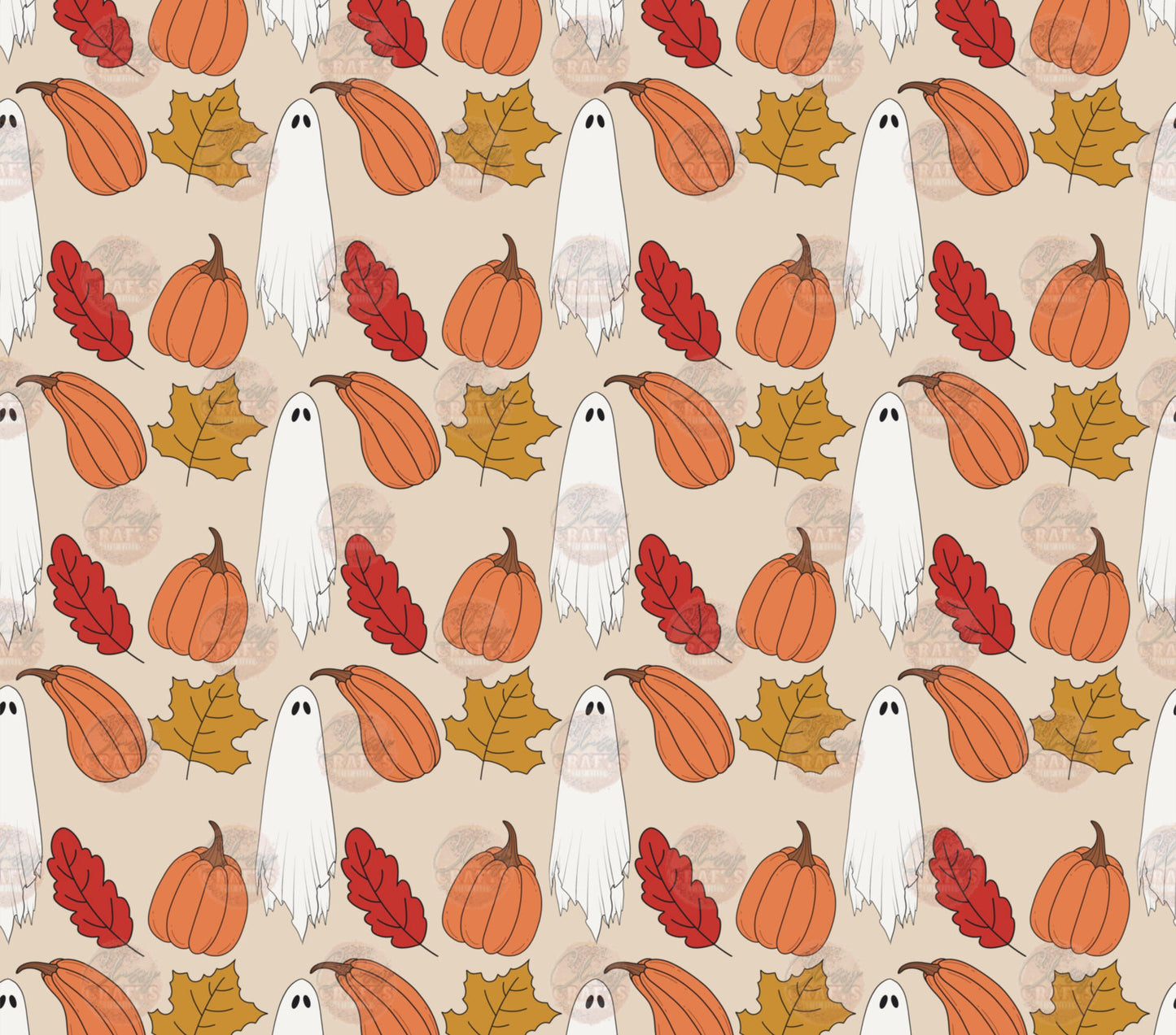 Ghosts & Gourds Tumbler Wrap