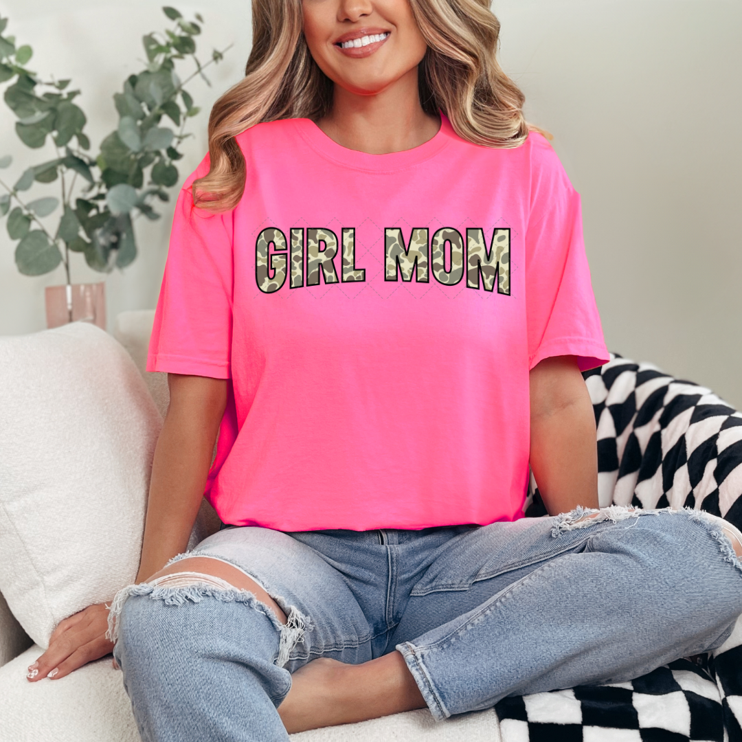 Girl Mom Camo Transfer