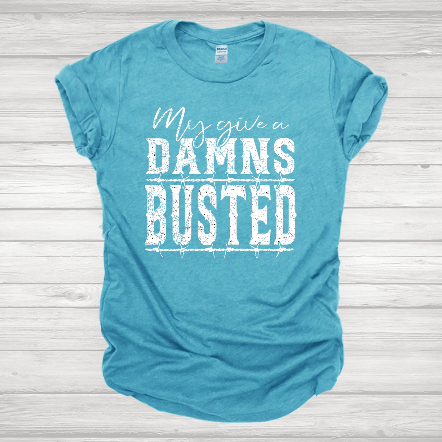 Give A Damns Busted White Transfer