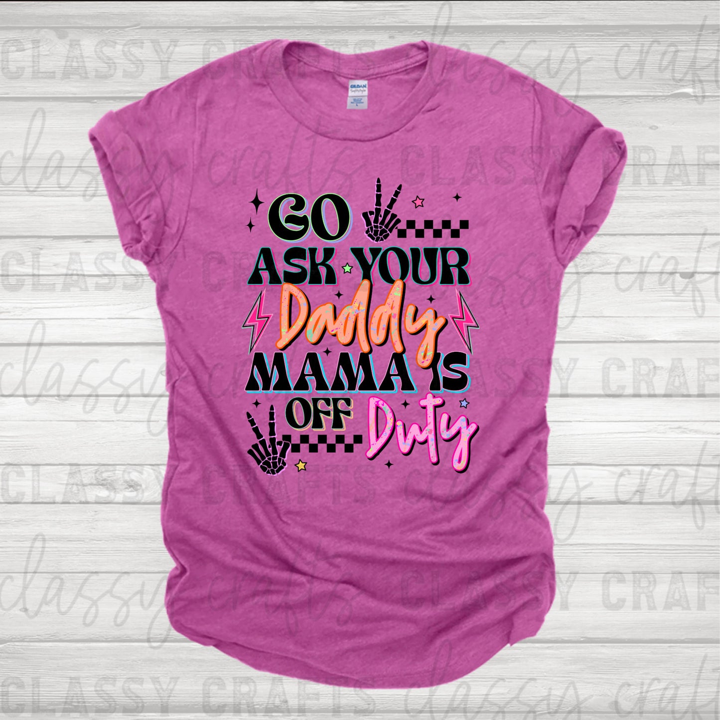 Go Ask Daddy Dark ** TWO PART* SOLD SEPARATELY** Transfer