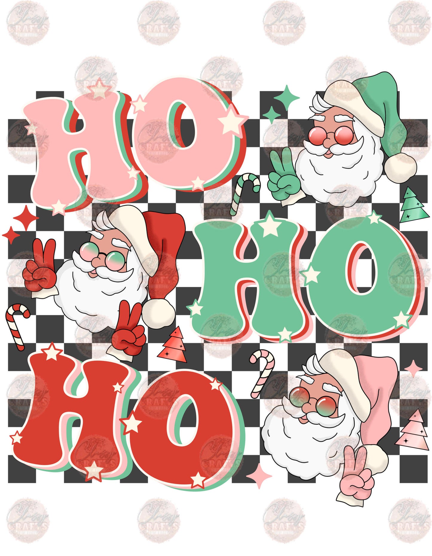 Groovy Ho Ho Ho Transfer