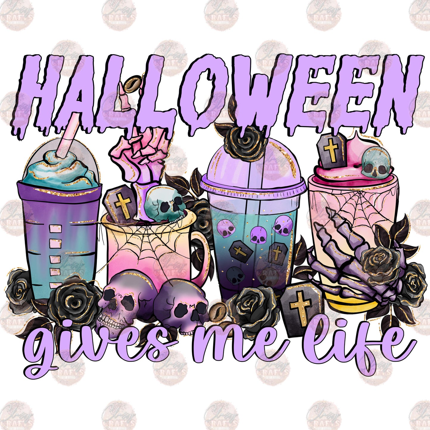 Halloween Gives Me Life Transfer