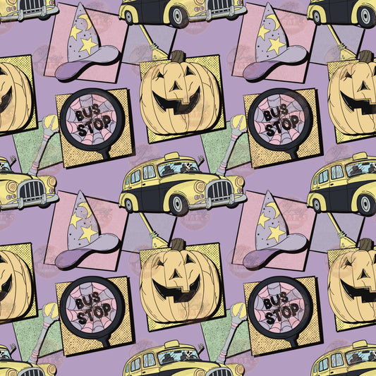 Halloween Tour Guide Seamless Wrap