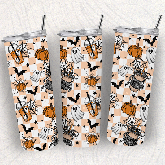 Halloween Coffee Seamless Transfer