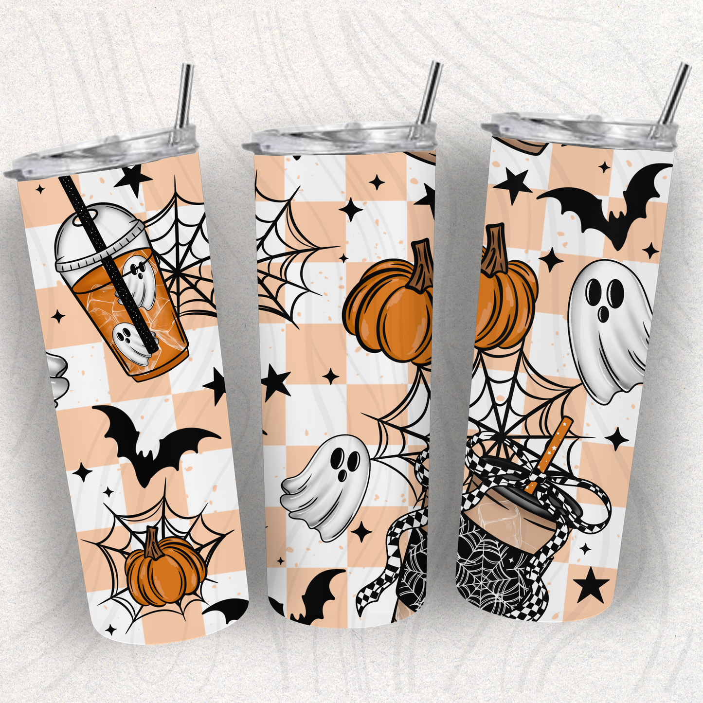 Halloween Coffee Seamless Transfer