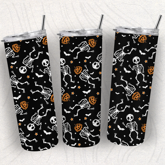 Halloween Skellies Seamless Transfer
