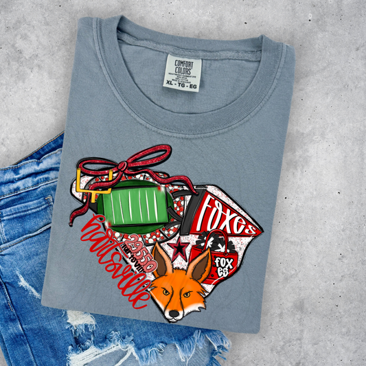 Hartsville Foxes Game Day Coquette Transfer