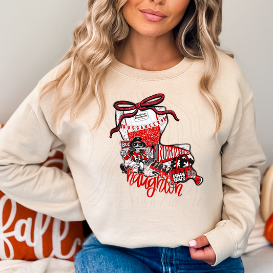 Haughton Buccaneers Game Day Coquette Transfer