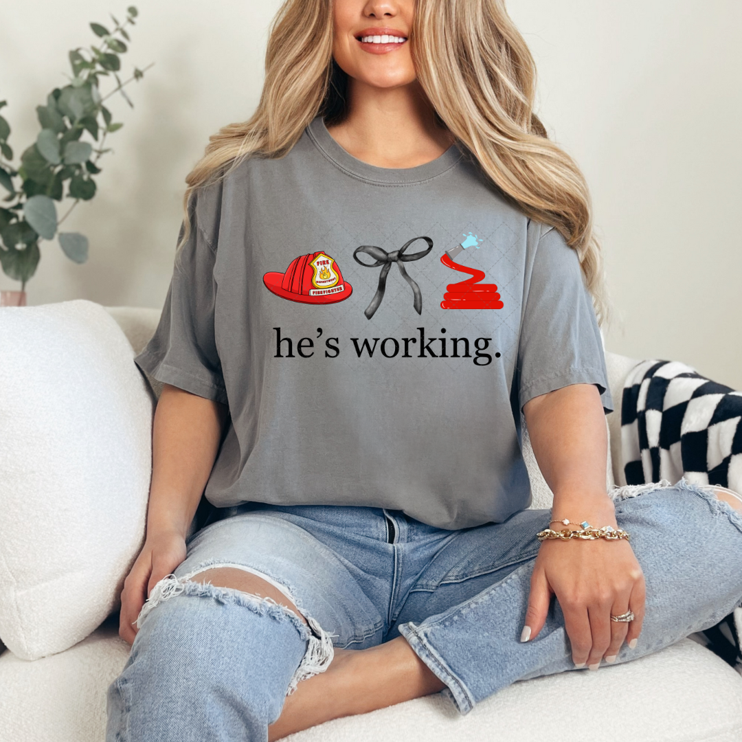 He's Working Firefighter Transfer
