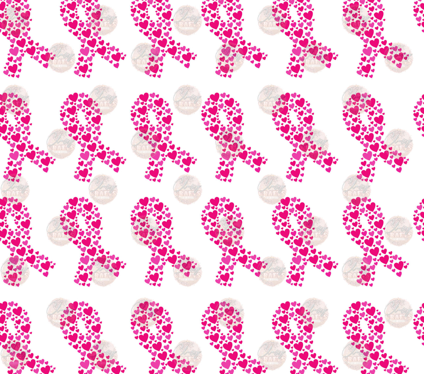 Heart Ribbons Tumbler Wrap