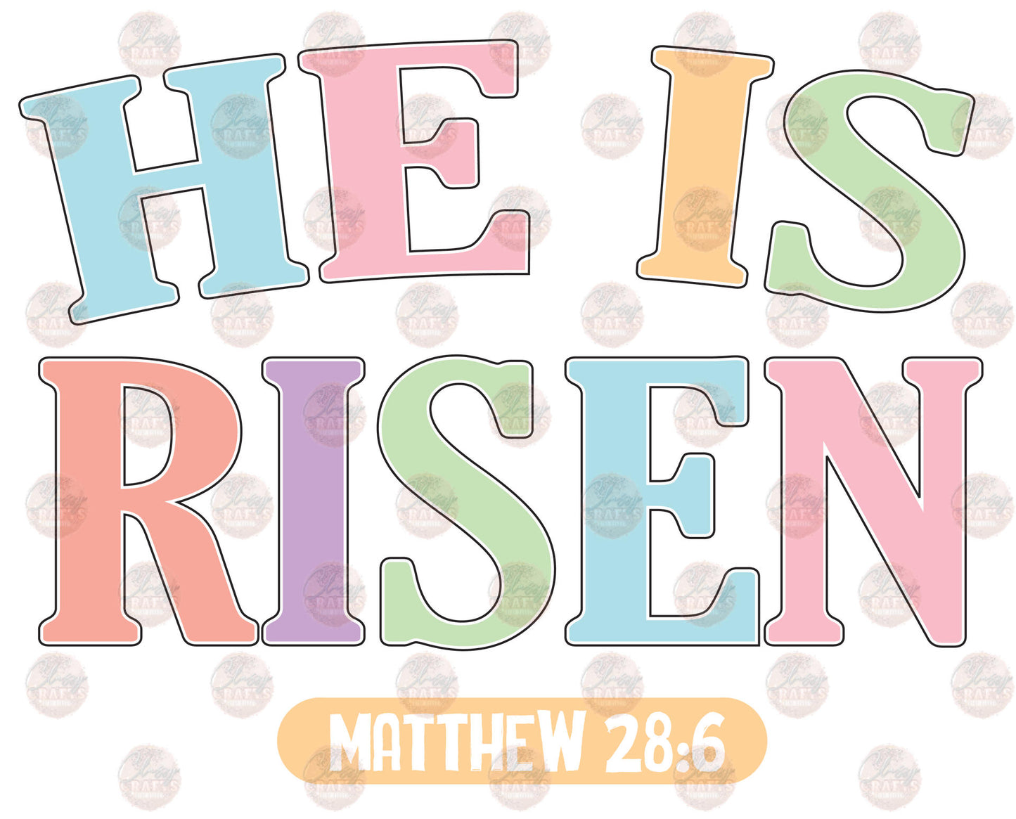 He Is Risen Transfer
