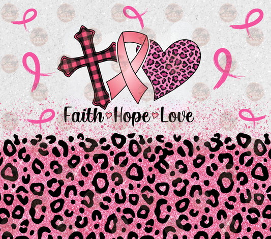 Hope Faith Love Tumbler Wrap