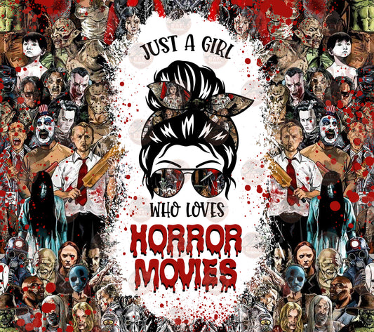 Horror Movies Tumbler Wrap