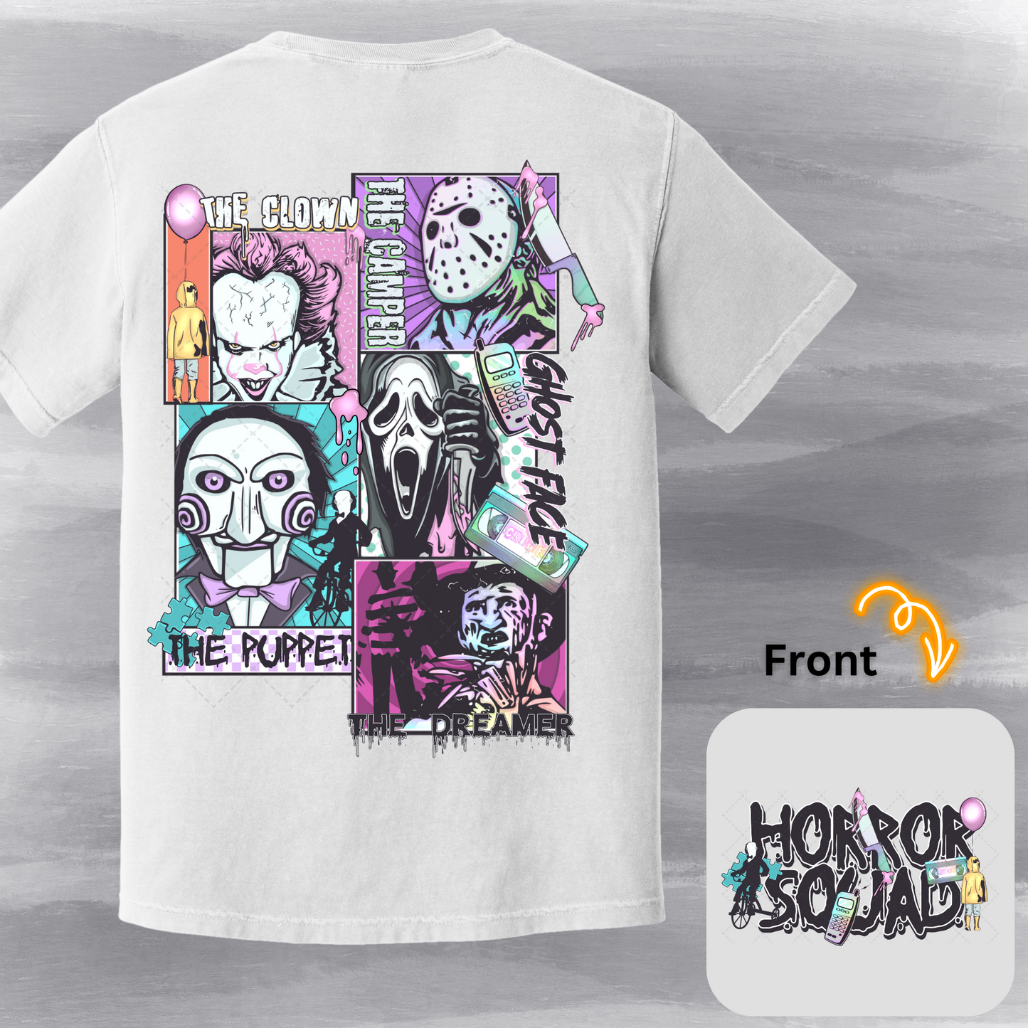 Horror Squad Transfer ** TWO PART* SOLD SEPARATELY**