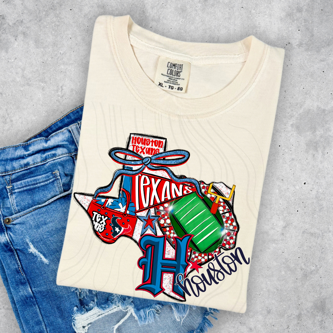 Houston Texans Game Day Coquette Transfer