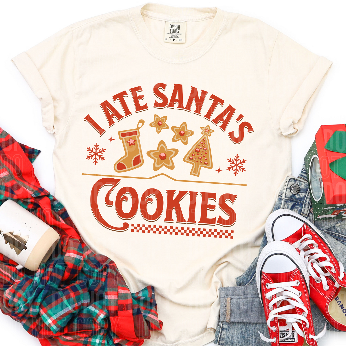 I ATE SANTAS COOKIES TRANSFERS