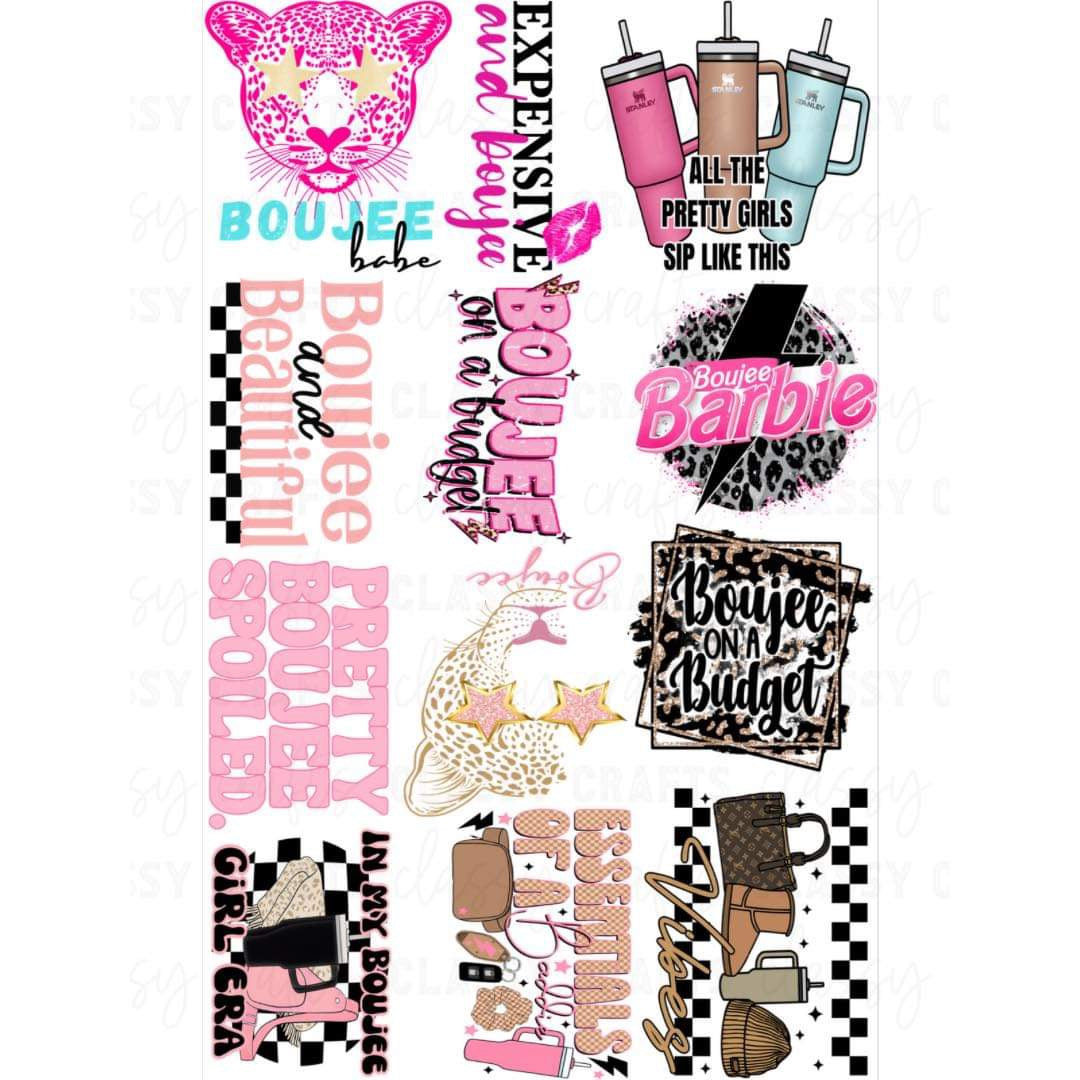 Boujee - 30x48 - PREMADE GANG SHEET