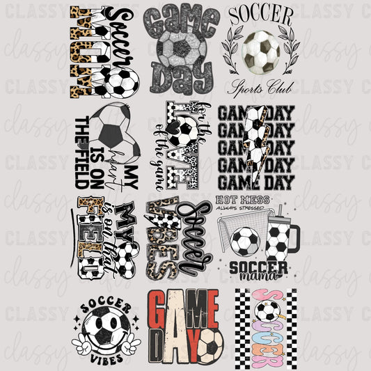 Soccer  - 30x48 - PREMADE GANG SHEET